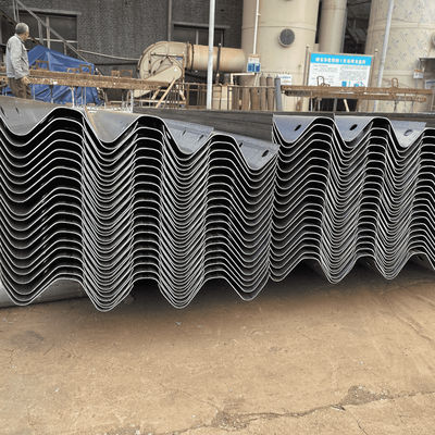 ISO 9001/ISO14001/ISO 18001 H1 Barrière de sécurité routière en acier à poutre W