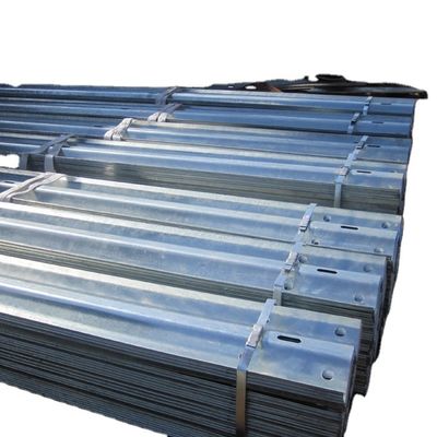 Sécurité routière Barrière en acier revêtu de zinc avec certification ISO 9001 et ISO 14001