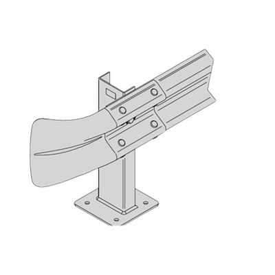 Norme de sécurité extérieure AASHTO M-180 Hot DIP Galvanisée garde-corps routier exporté au Chili