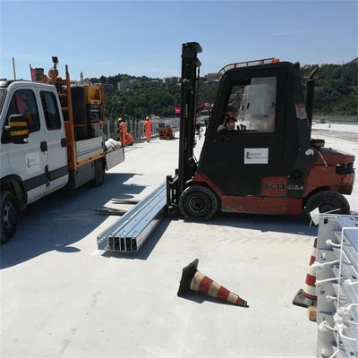 Sécurité extérieure Barricade galvanisée à chaud et barricade métallique utilisée