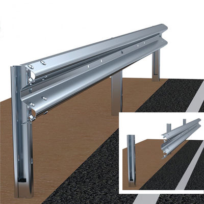 Protection de la sécurité routière Barrière galvanisée à chaud avec revêtement en zinc personnalisé