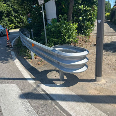 Barrière en acier de sécurité routière avec matériau Q345 SJ345R et certificat ISO9001/TUV/BV/CE