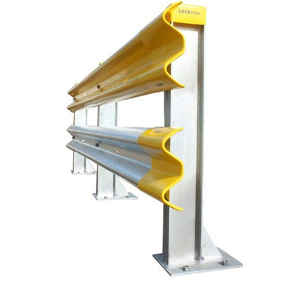 Barrière de circulation d'acier galvanisé à chaud sur mesure garde routière couleur revêtue Q235