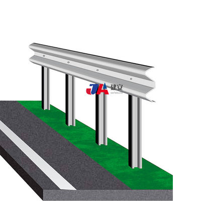 Barrière de circulation d'acier galvanisé à chaud sur mesure garde routière couleur revêtue Q235